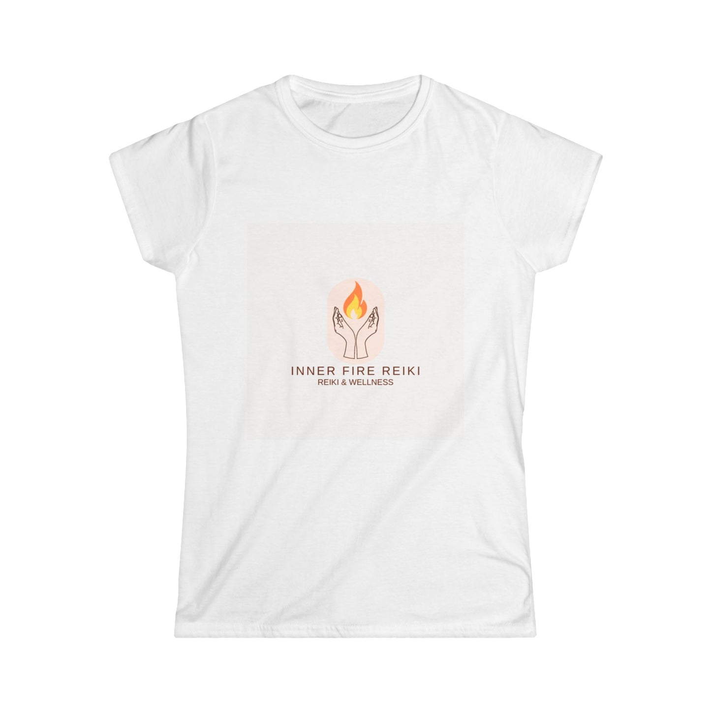Women's Motivational Tee - Inner Fire Reiki, Spiritual Growth Shirt, Wellness Gift, Yoga Top, Mindfulness Apparel